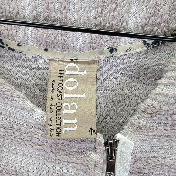 Anthropolgie Dolan Left Coast Womens Size M Leightweight Sweater Jacket Zip Gray - Picture 5 of 10